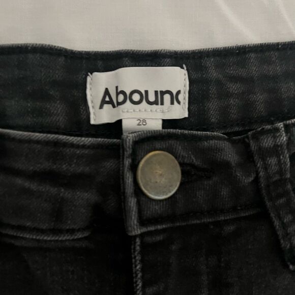 Abound High Rise Skinny Sustainable Jeans Size 28/6 in Gray - Picture 3 of 5